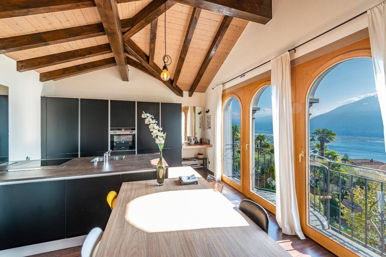 Casa Luna - Wonderful Lake View Brione sopra Minusio エクステリア 写真